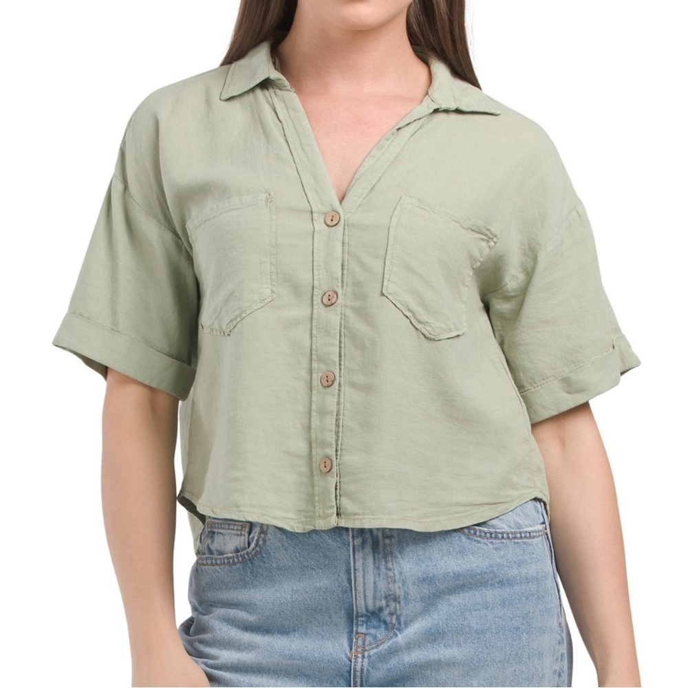 Zara Linen Blend Shirt